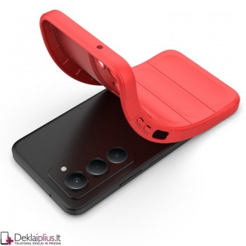 Magic Shield guminis dėklas su kameros apsauga - raudonas (Xiaomi Redmi 15 5G) Magic Shield guminis dėklas su kameros apsauga - raudonas (Xiaomi Redmi 15 5G)